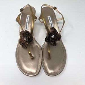 Manolo Blahnik sandals (woman’s U.S 11)